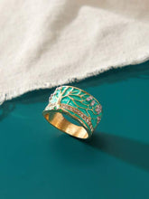 Vantage Ring mit floralem Strassdekor
